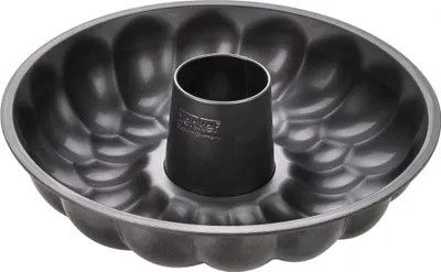 Produktbild von Zenker Hefezopfform Ø 32 cm BLACK METALLIC, Backform mit Antihaftbeschichtung, Hefekranzform aus hochwertigem Stahlblech, vielseitige Kuchenbackform, ideale Backform (Farbe: Schwarz) Menge: 1 Stück