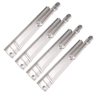 Produktbild von 4 Stück Gas Grill Brenner 304 Edelstahl hohe Festigkeit hitzebeständig BBQ Grill Brenner Rohre