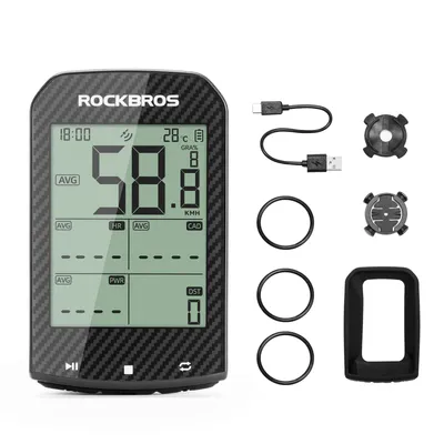 Produktbild von ROCKBROS GPS Fahrradcomputer Fahrradtacho 2,9 Zoll mit ANT+ Bluetooth, 70 Std. Akkulaufzeit IPX6 für Rennrad MTB Gravel