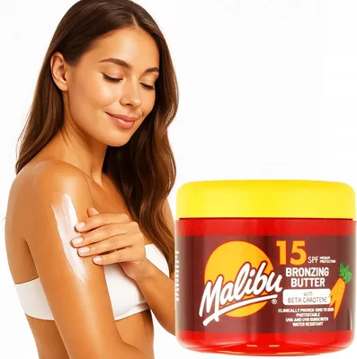 Image de Malibu Bronzing Butter SPF15 avec Beta-Carotene 300 ml