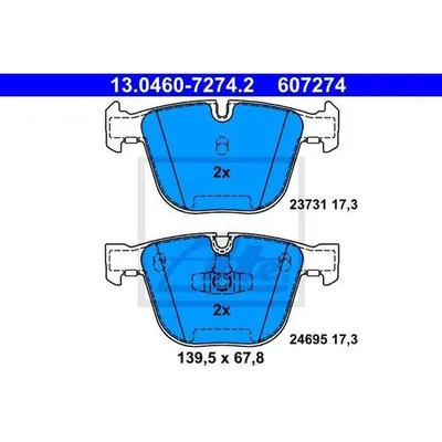 Image de Bmw Plaquettes De Frein Arriere F01/F02 730-730 08-