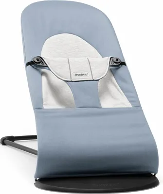 Immagine prodotto di Babybjorn - Sdraietta Balance Soft Woven/Jersey - Blu/Grigio