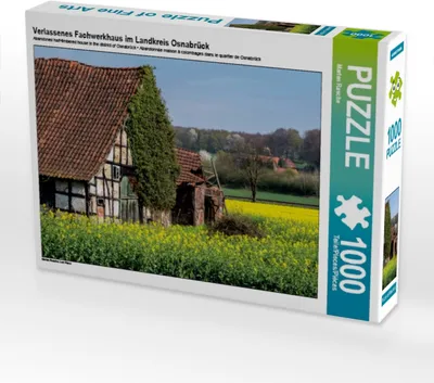 Produktbild von Calvendo Verlassenes Fachwerkhaus im Landkreis Osnabrück 1000 Teile Puzzle quer 640x480mm, Rasche Marlen; 7351809
