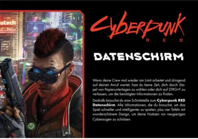 Produktbild von Cyberpunk RED Datenschirm