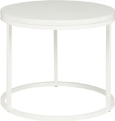 Produktbild von Runder Couchtisch BASTROF 4 - weiß