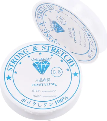Produktbild von 0,7 mm elastische Armbandschnur 32ft starker dehnbarer Perlenfaden fue r DIY Schmuck Halskette Armbandherstellung
