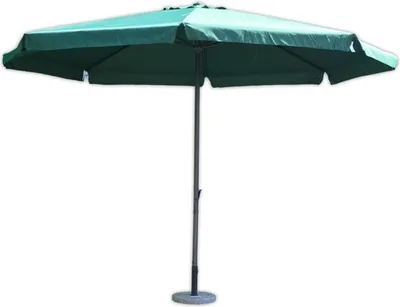 Image de ROJAPLAST Parasol de jardin STANDART, 300 cm, vert