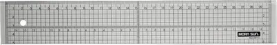 Produktbild von Schneidelineal mit Metallkante, 30cm