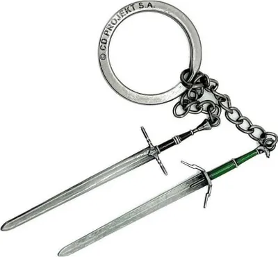 Obrázek produktu pro Cenega The Witcher 3 Geralt Two Swords Keychain, Sběratelská postavička, Videohra