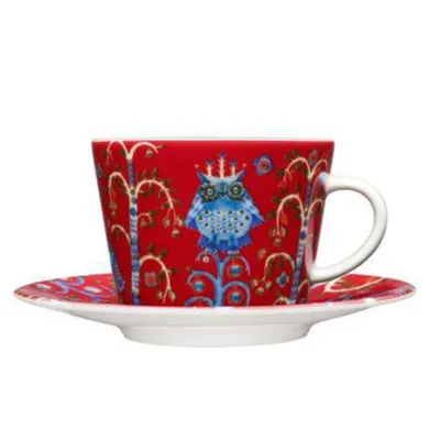 Produktbild von Iittala Taika Kaffeetasse - 0,2 l - Rot