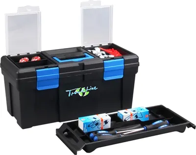 Produktbild von Allit McPlus Promo 20 Werkzeugkoffer Kunststoff Aufbewahrung Kleinteile BLAU