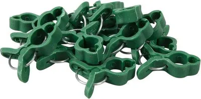 Produktbild von Famanu Pflanzenclips mini - 15 Stück - grün