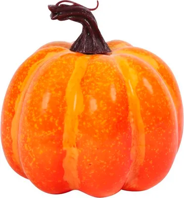 Productafbeelding van Halloween decoratieset, pompoenen, oranje, herfstdecoratie, feestartikelen, kleur: oranje