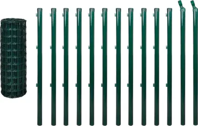 Produktbild von vidaXL Eurozaun Stahl 25 x 1 m Grün