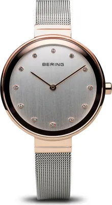 Produktbild von BERING Classic Damenuhr silber/roségoldfarben 12034-064