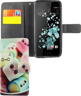 Produktbild von Handyhülle Tasche für Handy HTC U Play Schriftzug Marshmallows