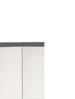 Produktbild von trendteam Bad Spiegelschrank Amanda Grau Melamin/Agave grau HG.TZ 60 x 77 x 17 cm