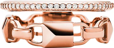 Zdjęcie produktu dla Michael Kors Fine Jewelry PREMIUM MKC1025AN791 Pierścionek damski, rozmiar: 54 / 7