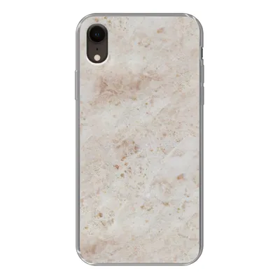 Produktbild von MuchoWow® Handyhülle Schutzhülle Hülle für iPhone XR Marmor - Muster - Braun Silikon Softcase Handy Hülle - Schutzdeckel