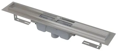 Produktbild von Alcadrain APZ1001 Duschrinne mit Rand für den perforierten Rost, Abfluss senkrecht 1150 mm
