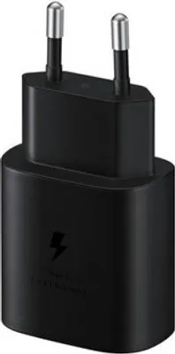 Produktbild von Samsung Schnellladegerät USB-C mit Kabel schwarz BULK
