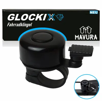 Produktbild von GLOCKIX Fahrrad Klingel Glocke Fahrradklingel Fahrradglocke Mountainbike Rad MTB Kinder
