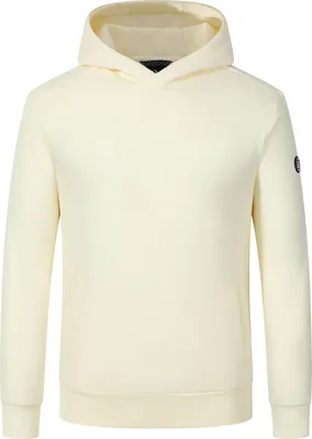 Produktbild von Blue Wave Uni Sweathoody Toni Unifarben - Moderner Kapuzenpullover mit Kängurutasche in Offwhite Größe 3XL