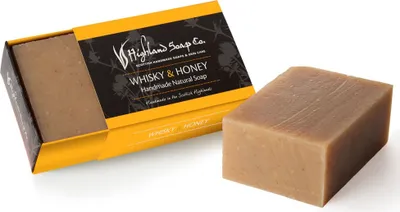 Produktbild von The Highland Soap Company Seife Whisky & Honey 190g