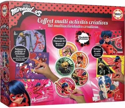 Produktbild von Educa Borras Miraculous Ladybug Multiaktivitätsset Rosa  Rosa One Size