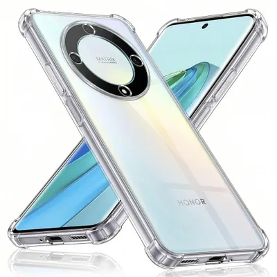 Produktbild von Techsuit Stoßfestes transparentes Silikon-Case für Honor X9a – transparent