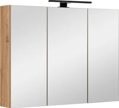 Zdjęcie produktu dla Szafka łazienkowa z lustrem oświetleniem lampką led lustrzana wisząca 80 cm