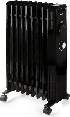 Produktbild von Ölradiator - 2000 W - DOMO - DO7327R - 42,5 x 28 x 64 cm - Schwarz