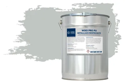 Produktbild von Wixx PRO PolyurethanMetalllack Rostschutz - RAL 7035 | Hellgrau - 5L