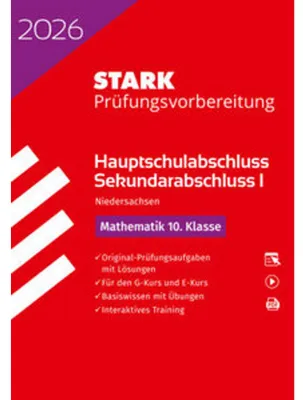 Immagine prodotto di STARK Mathematik 10. Klasse - Hauptschulabschluss 2026 Niedersachsen - Prüfungsvorbereitung mit Lösungen