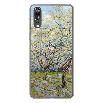 Produktbild von MuchoWow® Handyhülle Schutzhülle Hülle für Huawei P20 Blühender Obstgarten - Vincent van Gogh Silikon Softcase Handy Hülle - Hardcover