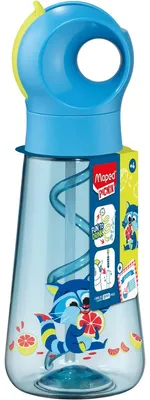 Immagine prodotto di Maped 873101 Maped PICNIK Trinkflasche WASCHBÄR, 0,5 litri, blau