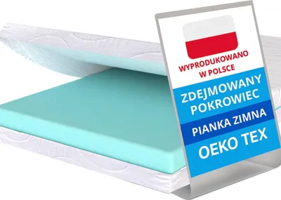 Zdjęcie produktu dla Pillows24 - Materac 90x200 H2 | Wysokość 13 cm | zimna pianka | pokrowiec można prać w temperaturze do 60°C | Oeko-Tex | Oddychający i hipoalergiczny | wyprodukowany w UE