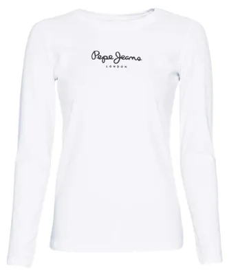 Produktbild von Pepe Jeans - "New Virginia" T-Shirt für Damen, Schmal NA276 (XL) (Weiß)