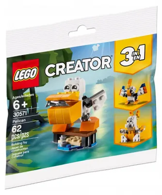 Produktbild von LEGO Creator 3-in-1 Pelican 30571, Bausatz, 6 Jahr(e), Kunststoff, 52 Stück(e)