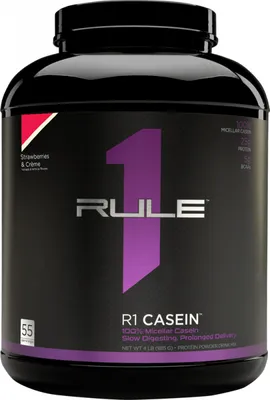 Produktbild von Rule1 R1 Casein Protein (4lbs) Strawberries & Crème - Eiweiße - Kasein