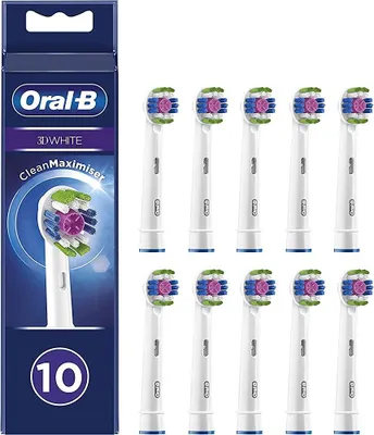 Immagine prodotto di Testine di ricambio per spazzolino elettrico Oral-B Braun 3D White Whitening, modello EB18-10
