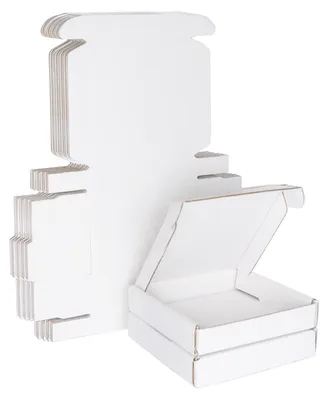 Image de Cartons d'expédition en carton, 100x100x20mm, 25 pièces
