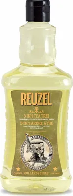 Immagine prodotto di Reuzel - Shampoo-balsamo-bagnoschiuma 3 in 1 al tea tree - Shampoo da uomo 3 in 1 1000 ml