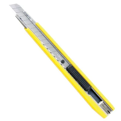 Image de Tajima Automatischer Cutter 9 mm, 3 Klingen, gelb, 1 Stück, ergonomischer Griff