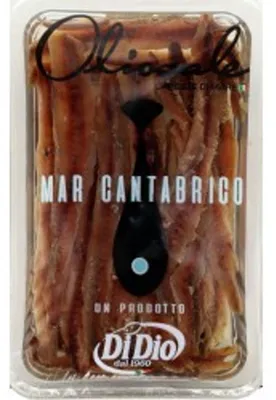 Produktbild von Sardellenfilets aus Kantabrien mit Petersilie Anchois Alici del Cantabrico Prezzemolo 70g - Di Dio