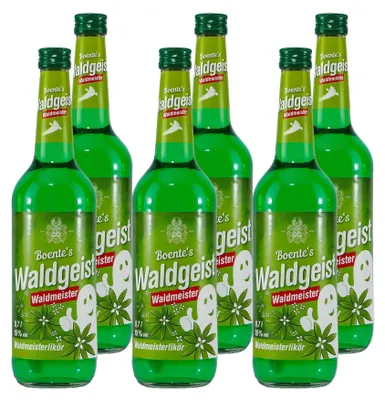 Produktbild von Boente Waldgeist Waldmeisterlikör (6 x 0,7L)