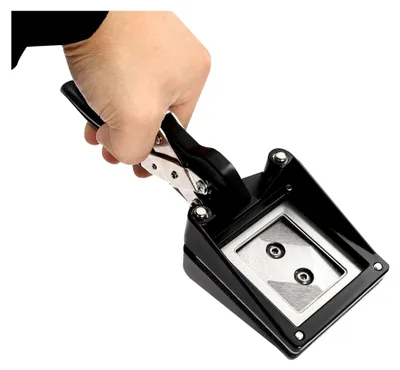Produktbild von Handlicher Passfotoschneider für Reisepass und Führerschein, Bildstanzer, 23 * 8,7 cm