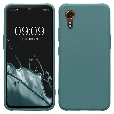 Produktbild von kwmobile Handyhülle für Samsung Galaxy Xcover7 Hülle - TPU Case - Kabelloses Laden - Schutzhülle Cover in Arctic Night