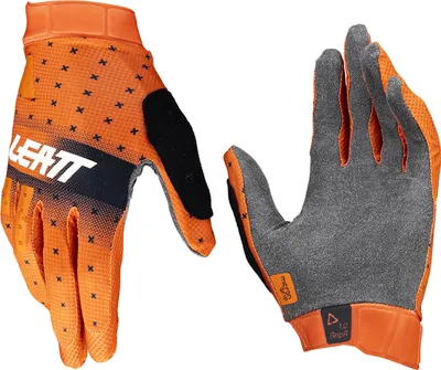 Produktbild von Kinder-Fahrradhandschuhe LEATT MTB 1.0 GripR Glow Orange Größe M