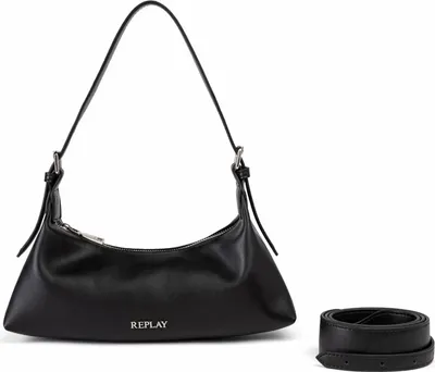 Image de REPLAY sac à épaule sac à épaule bandoulière Crossbody Bag Black noir